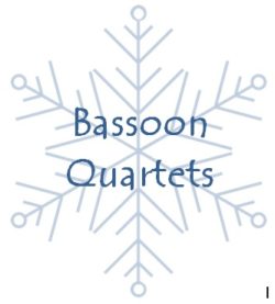 Christmas bassoon quartets - Portus Press