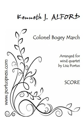 Alford, K.:  Colonel Bogey March (wind quartet)