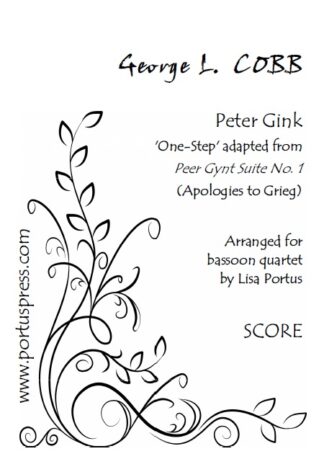 Cobb, George L.: Peter Gink 'One-Step' adapted from Peer Gynt Suite No. 1 (Apologies to Grieg) (4B)