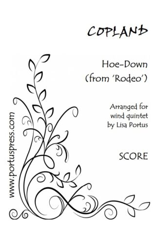 Copland: Hoe-down (from 'Rodeo') (wind quintet)