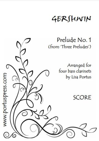 Gershwin: Prelude No. 1 (from Three Preludes) (4BCl.)