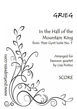 Grieg: In the Hall of the Mountain King (from 'Peer Gynt Suite No. 1') (4bsn)