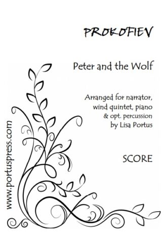 Prokofiev: Peter and the Wolf (wind quintet, piano & opt. perc.)
