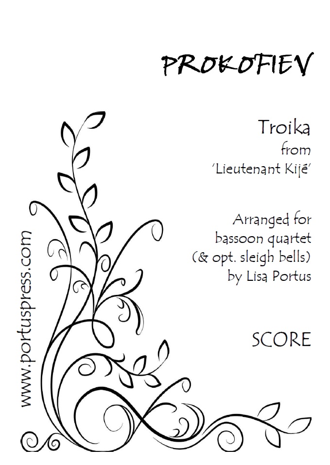 Prokofiev: Troika (from Lieutenant Kijé ) (bassoon quartet)