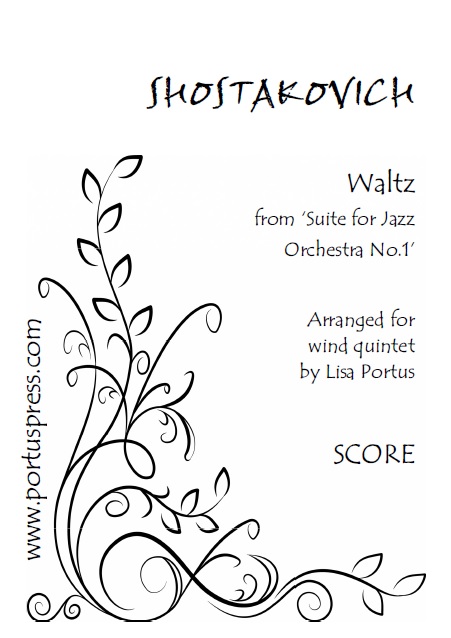 quintet　Portus　Shostakovich　Wind　1)　Waltz　No.　Suite　(from　Jazz　Press