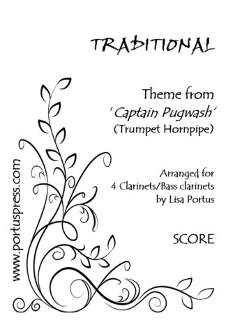 Trad.: Trumpet Hornpipe - 'Captain Pugwash' theme (FREE PDF) - 4 Cl. or B.Cl.