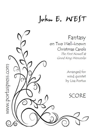 West, J E: Fantasy on Two Well-known Christmas Carols